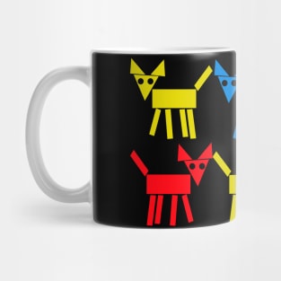 Geometric Dog Pack Mug